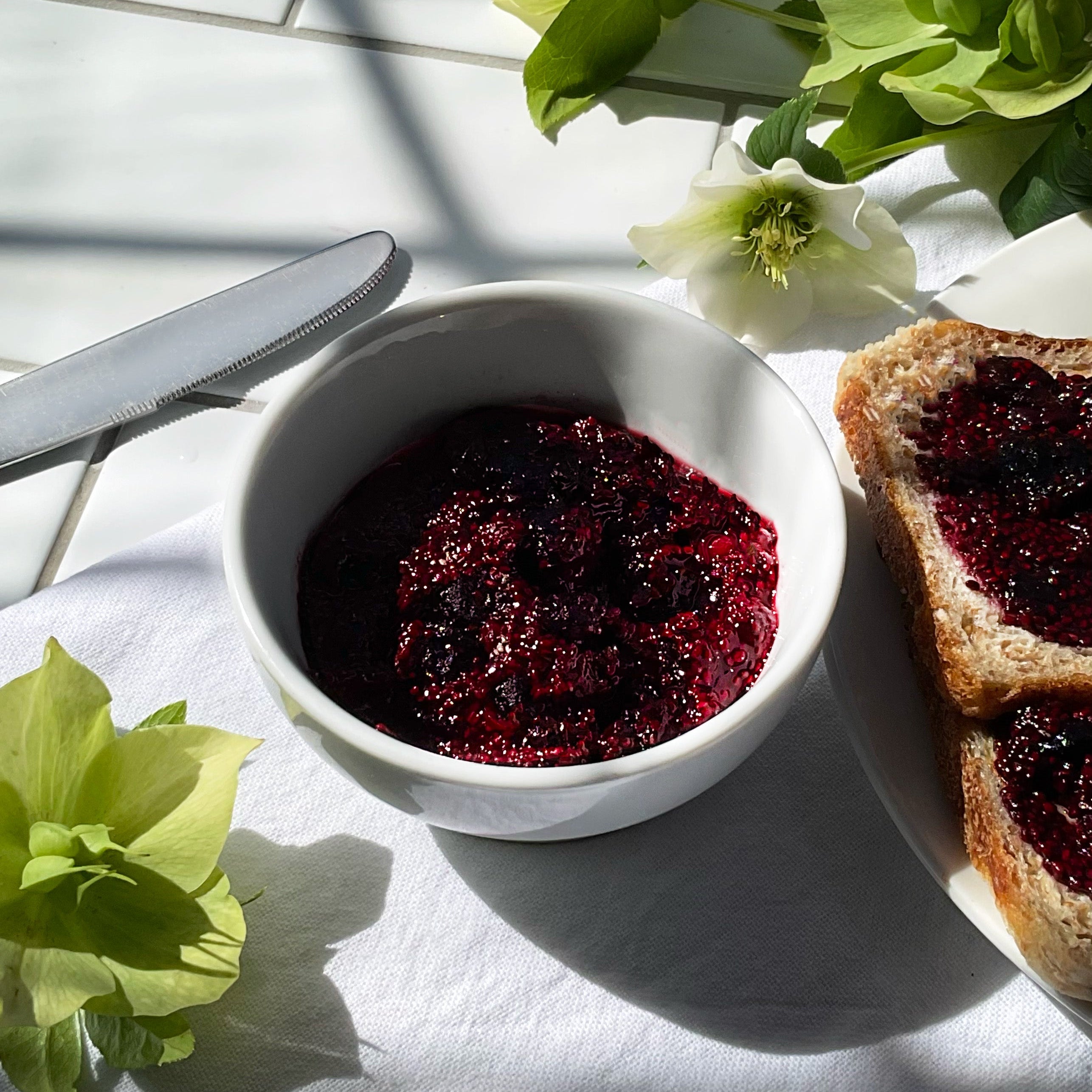 Blackcurrant Chia Jam