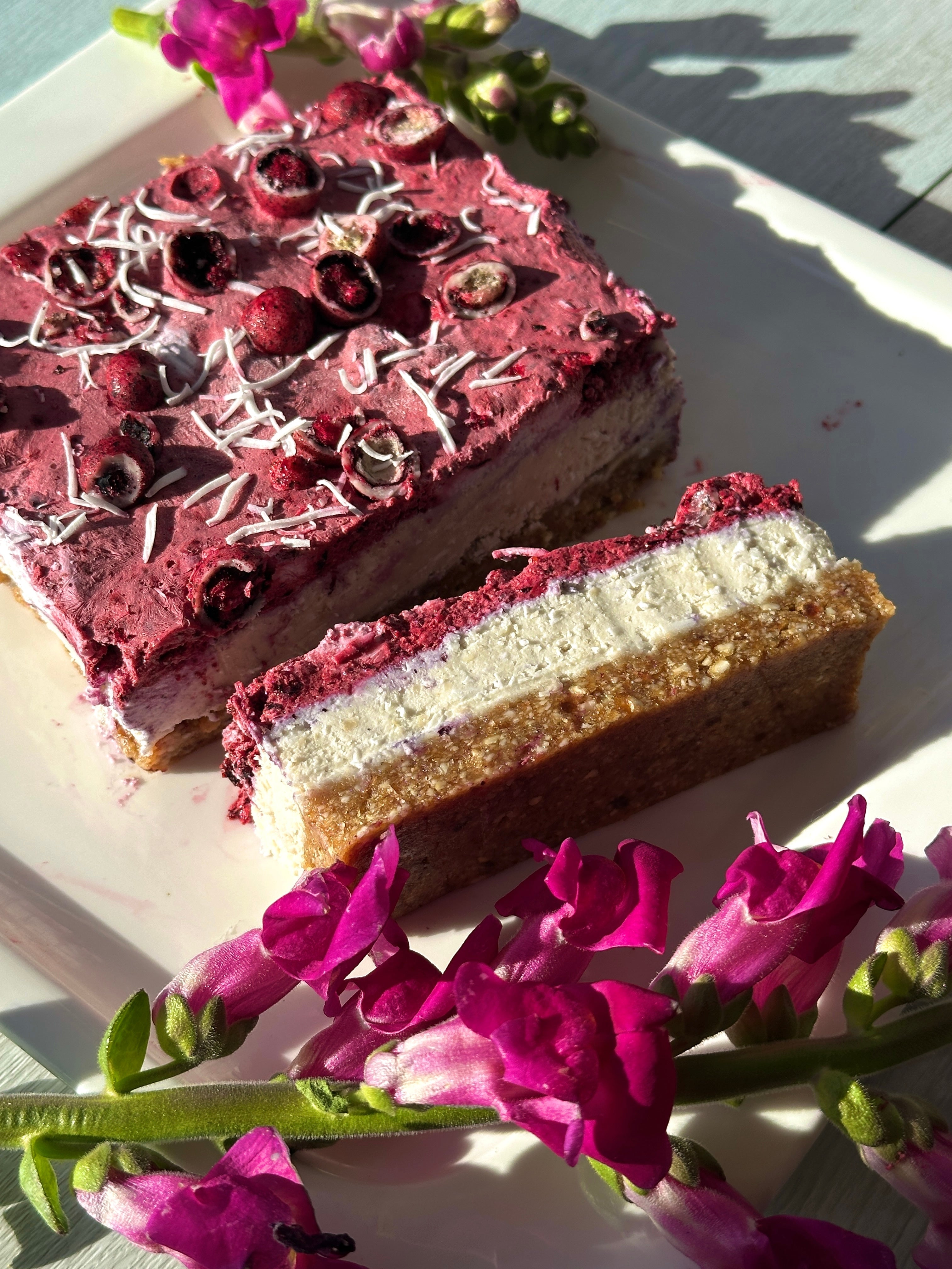 Coconut Berry Bliss Slice